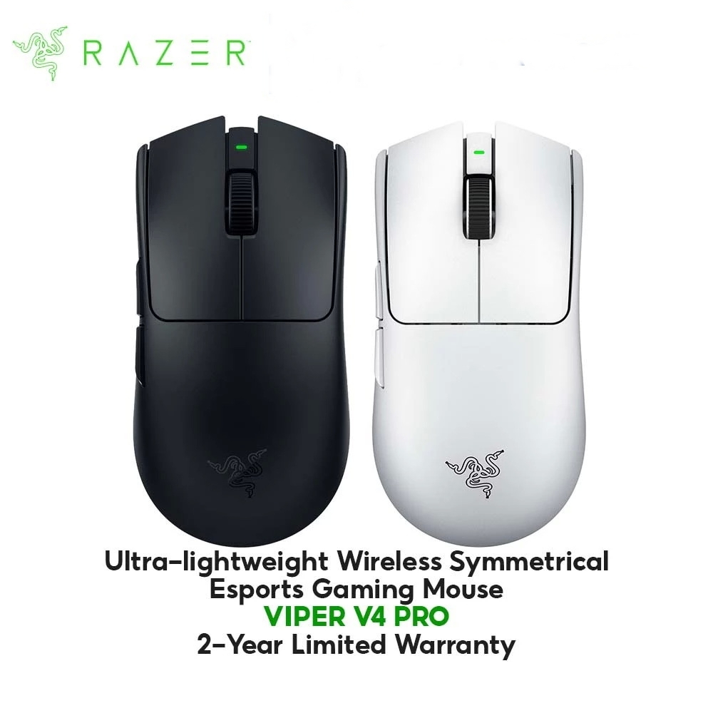 Razer Viper V4 Pro Wireless Esports Gaming Mouse – เมาส์เกมมิ่งไร้สาย 50g Ultra Lightweight, 50K DPI
