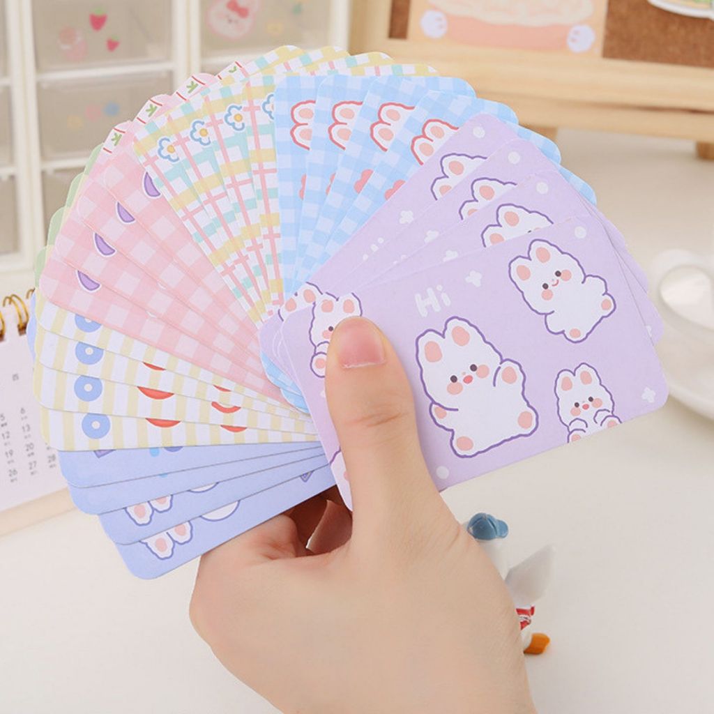 เซต 20 ใบ การ์ดขูดลายการ์ตูนน่ารัก ลุ้นรางวัล  สไตล์เกาหลี บัตรขูด เพื่อเซอร์ไพรส์ งานปาร์ตี้ สังสรรค์ ทุกวัย ทุกโอกาส
