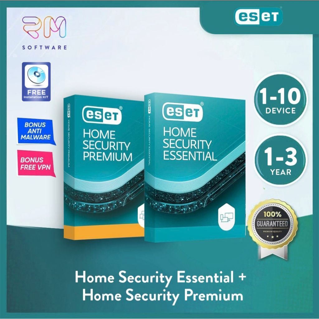 Genuine ESET Home Security Essential | ESET Home Security Premium Antivirus - ORIGINAL LATEST VERSIO