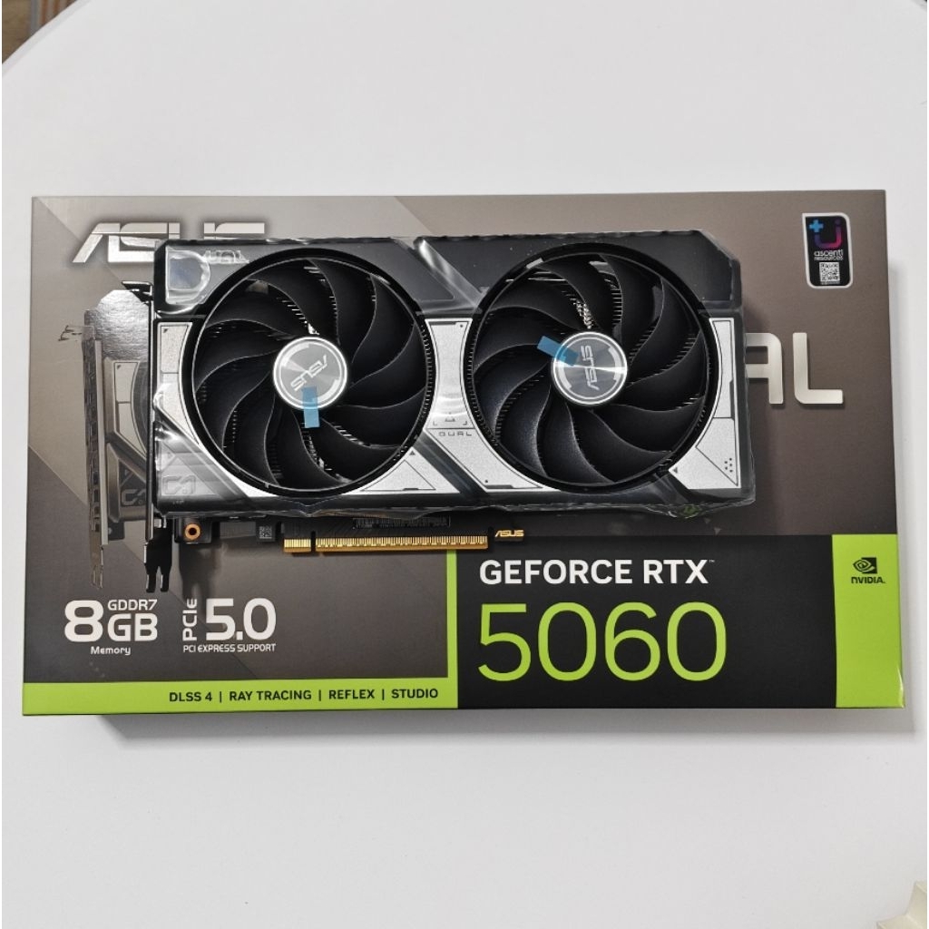 [การ์ดจอ] ASUS DUAL RTX 5060 8GB [มือสอง]