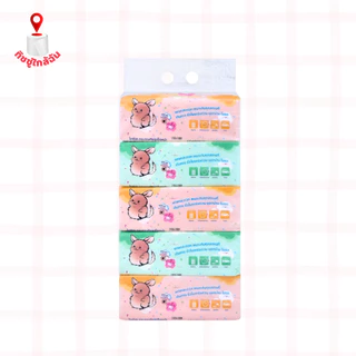 (ยกลัง 10 แพ็ค 50 ห่อ) Cozyla กระดาษทิชชู่เช็ดหน้าโคซิล่า 170 แผ่น หนา 2 ชั้น เหนียวนุ่ม อ่อนโยน ไม่ระคายเคือง