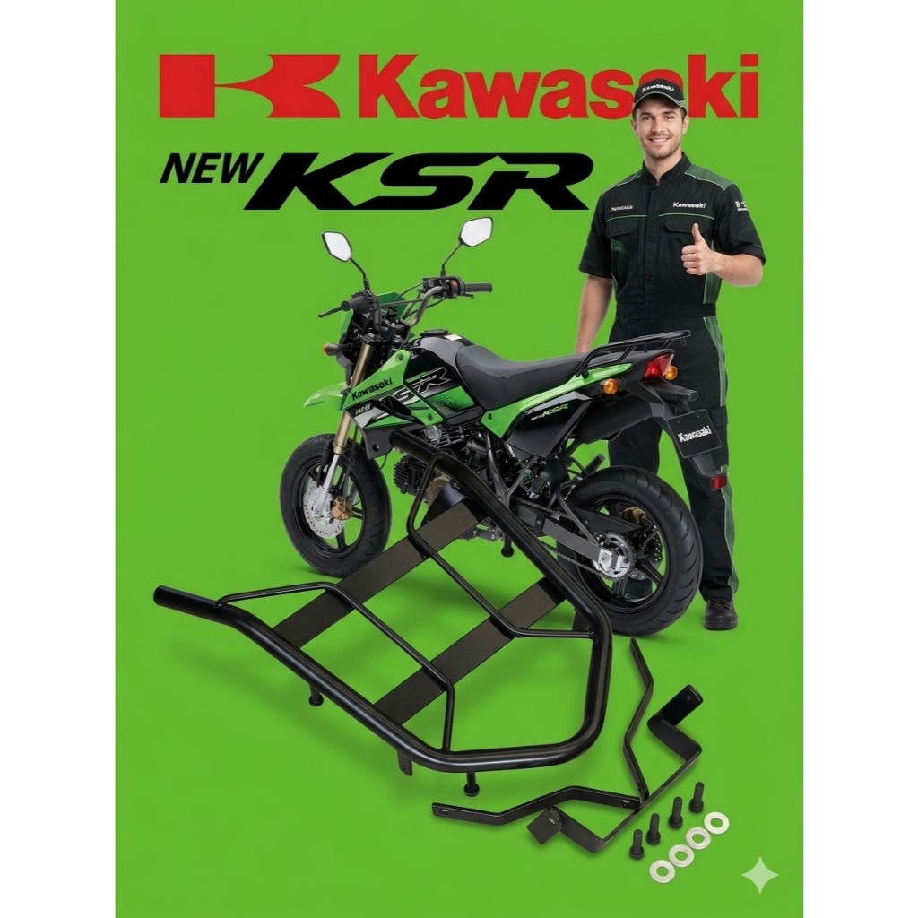 ตะแกรงท้าย Kawasaki newKSR 2012-2017 , new KSR 2017 Ksr12-02 (SH-02) 😎A😎