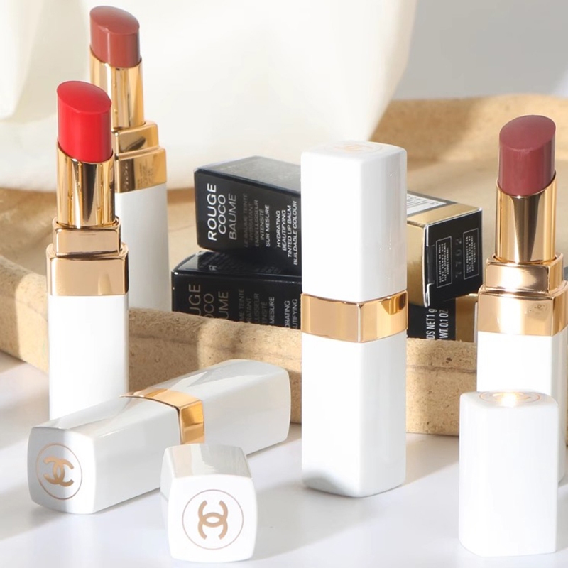 ของแท้ใหม่เอี่ยม  Chanel rouge coco baume 3g แท่งสีขาว ลิปบาล์ม สี #914 #916 #918 #920 ราคา ถูกที่สุด ดีลบีเคเค แกลเลอรีภาพที่ 2