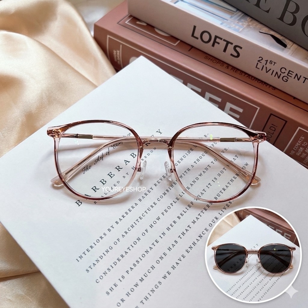 YOUREYESHOP แว่นสายตาสั้นกรองแสง+เปลี่ยนสี รุ่น 23086B