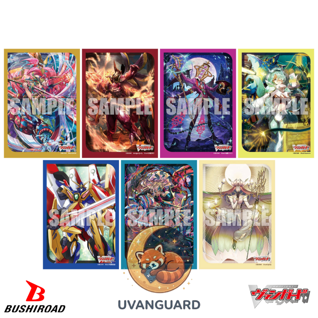 เศษสลีฟ Bushiroad Sleeve Mini Cardfight! Vanguard : Shojodoji, Khotiblaze, Sacrifice Glass, Arkhite, Daiyusha, Mordarion