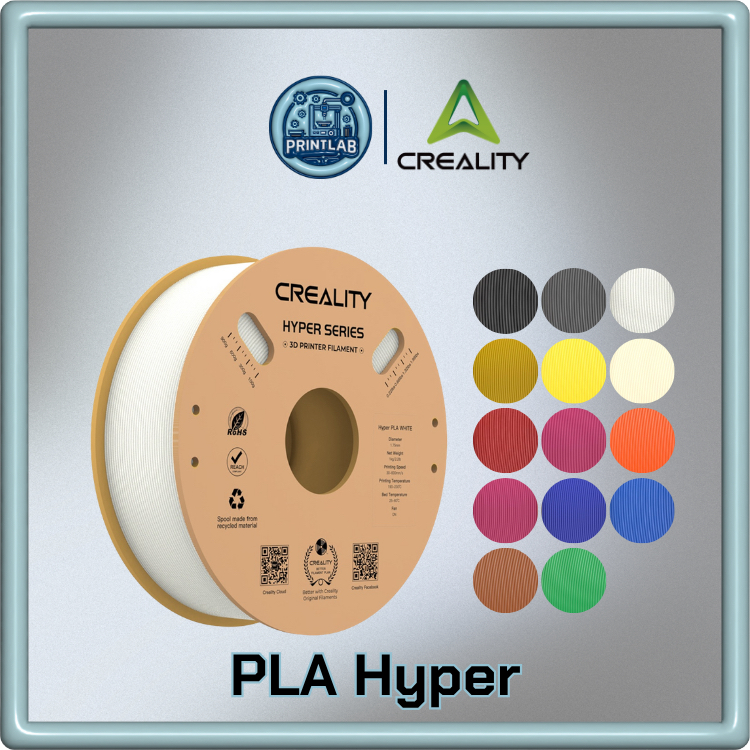 Creality PLA Hyper Series With Roll 1KG 1.75mm ปริ้นความเร็ว 300 มิล
