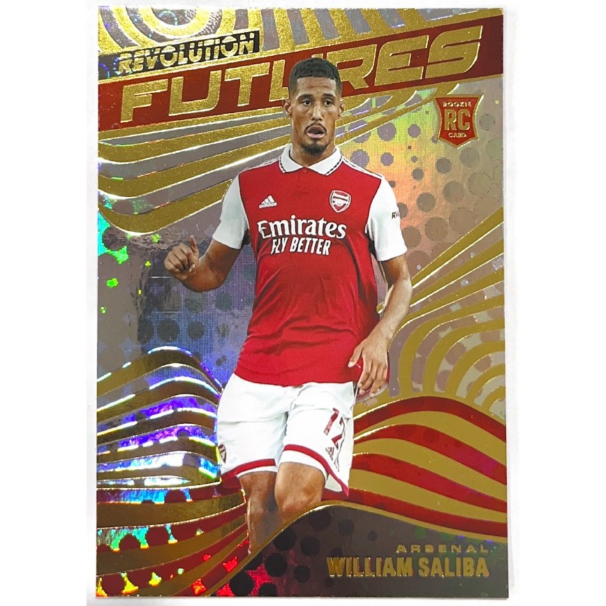 การ์ดฟุตบอลรวมทีมอาเซนอล Arsenal จากกล่อง Panini Revolution Premier League Soccer 2022-23