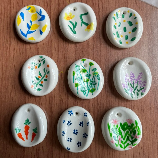 Worry stone หินคลายกังวลทรงเม็ดกาแฟ