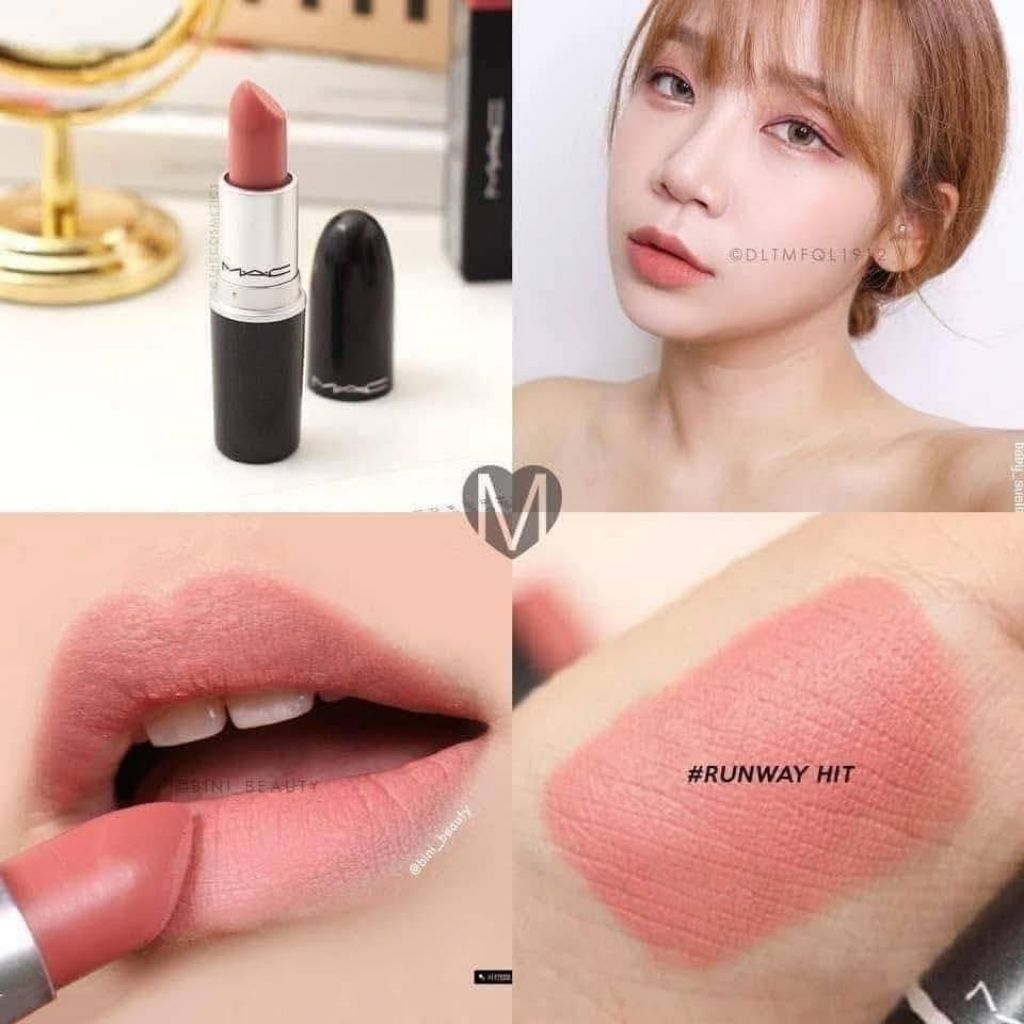 แท้100% MAC Retro Matte Lipstick 3g. - สี 703 Runway Hit ลิปสติกสีส้มชมพู