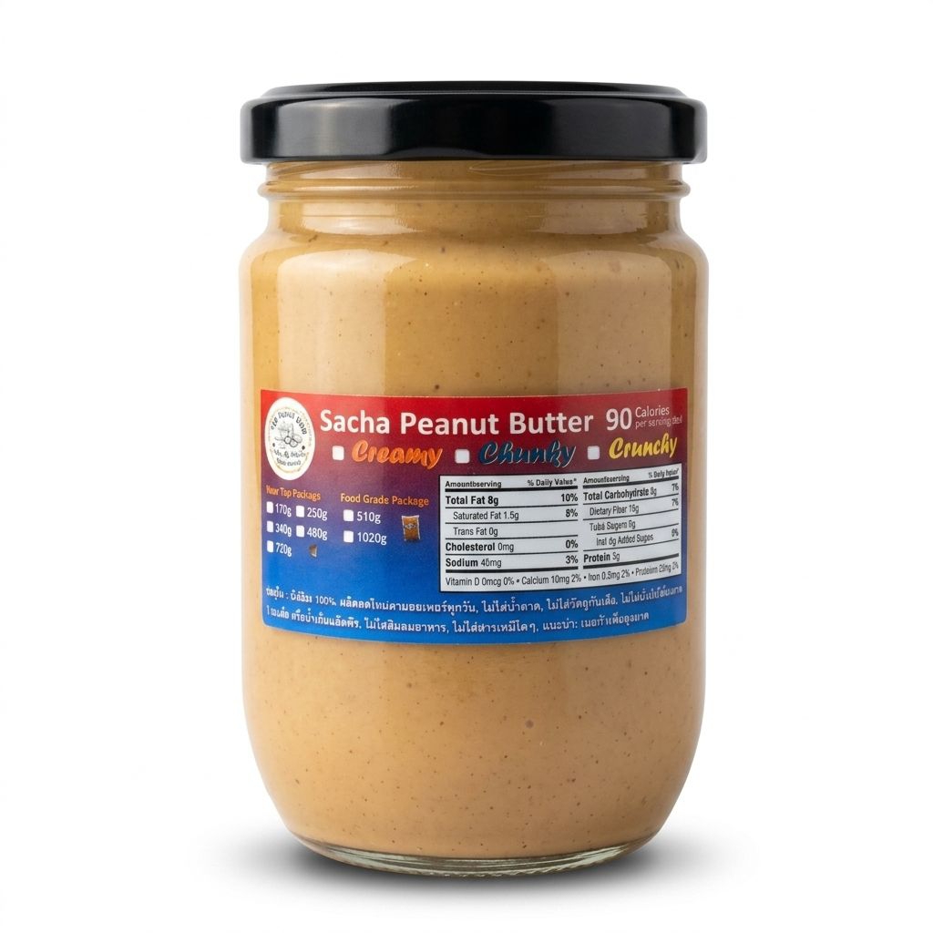 Sacha Peanut Butter All Natural Organic (250 grams) - COD Free Shipping Nationwide ซาช่า-เนยถั่ว (ส่งฟรีทั่วประเทศ)™