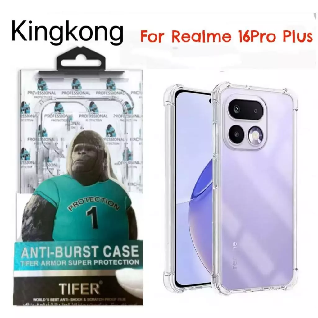 เคสใส คิงคอง Oppo Realme16Pro Plus Realme15 Pro Realme 14 14X 14Pro Realme13 13Pro Plus 12 12X C20 C21เคสกันกระแทก
