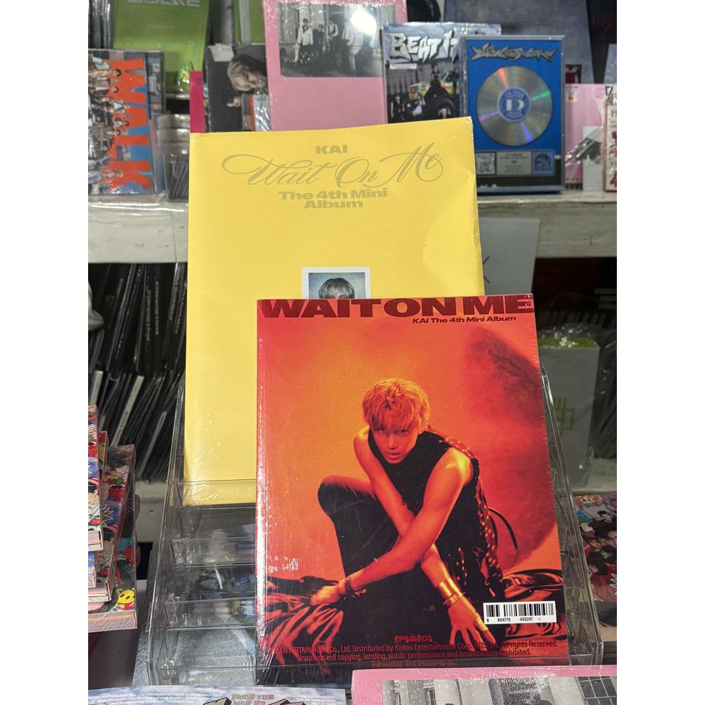 (ลด20-40%Live🔴) พร้อมส่ง! อัลบั้ม KAI (EXO) [Wait On Me] 4th Mini Album (PB Driver Ver./PB Ruler Ver./Sleeve Ver.)