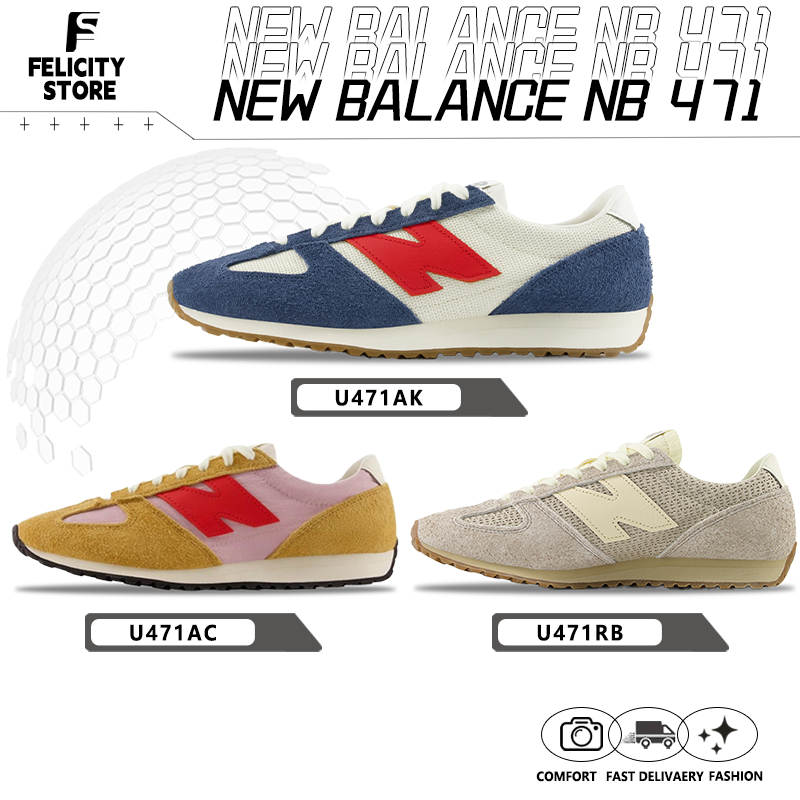ของแท้ 100%▶ New Balance NB 471 รองเท้ากีฬา U471AC/U471RB/U471AK 🍫