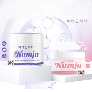 (ของแท้+มีบัตร) หัวเชื้อนัมจู💕นัมจู💖นัมจูม่วง💜บอดี้บูสเตอร์ครีม Numju Vitamin Whitening Lotion💗 ของแท้ มีบัตรตัวแทน🎫