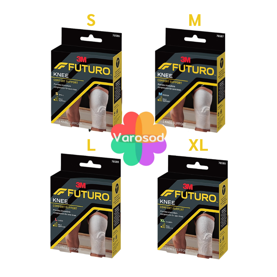 3M Futuro ฟูทูโร่ อุปกรณ์พยุงหัวเข่า ช่วยพยุงข้อเข่า และบรรเทาอาการปวด [Size S, M, L, XL]