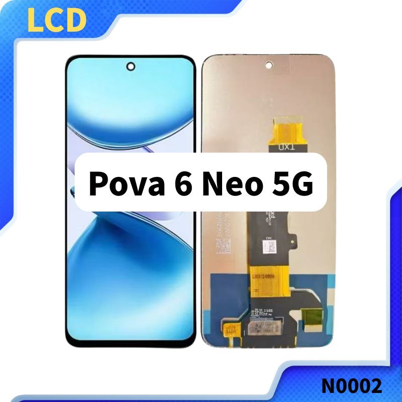 หน้าจอ for TECNO Pova 6 Neo 5G จอชุดพร้อมทัสกรีน จอtecno จอpova6neo 5G LCD Display Touch