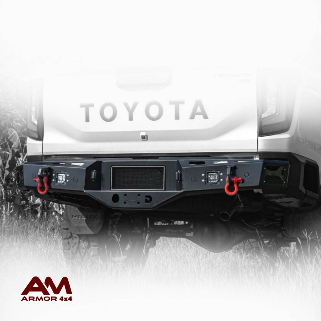 กันชนท้าย D-02 สำหรับ hilux Travo รองรับระบบเซนเซอร์