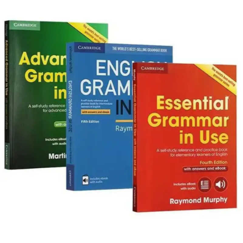 3 Books/Set Cambridge Essential Advanced English Grammar in Use English Learning Books