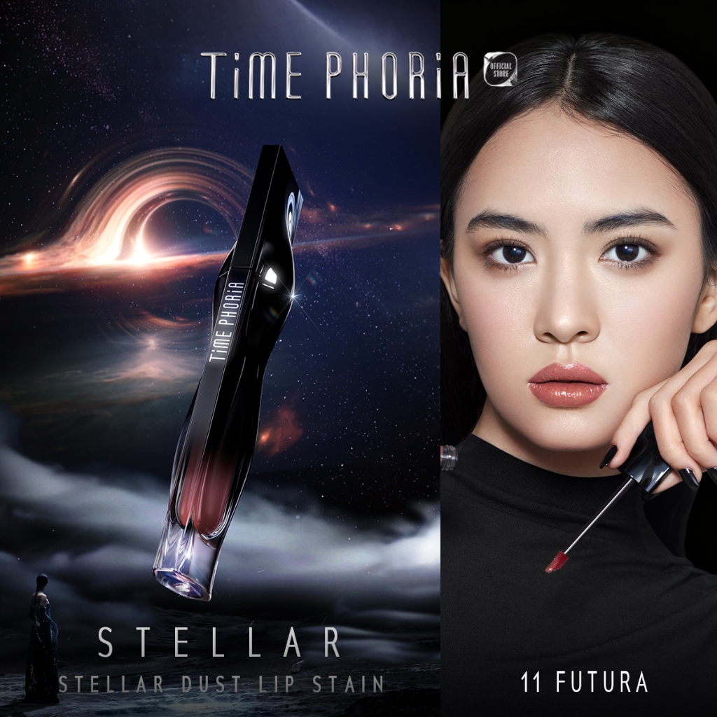 Time Phoria Stellar Dust Lip Stain ลิปทินท์เนื้อบางเบา สีสวยคมชัด ติดทนนาน