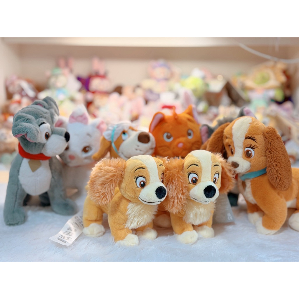❤️พร้อมส่งที่ไทย❤️ตุ๊กตา Dog Day Cat day เลดี้ แทรมป์ Disney Store
