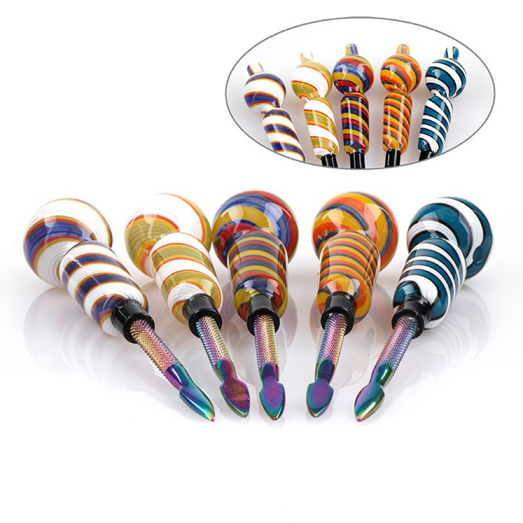 2-in-1 Dab Tool with Directional Cap – Precision Tip & Airflow Control Tool for Bucket Style, Smooth