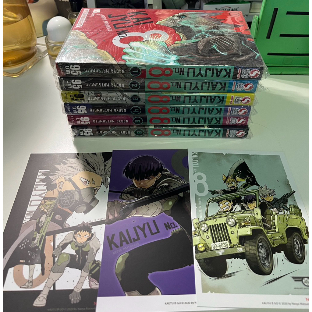 มังงะ ไคจู หมายเลข 8 Kaiju no8 เล่ม 1-6 แถมโปสการ์ด