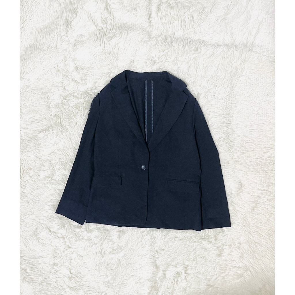 อก 36 สูทมือสอง Blazer สีกรม  *S445