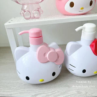 [ พร้อมส่ง ] ขวดปั๊ม สบู่เหลว น้ำยาล้างจาน 850 ML. Hello Kitty / My Melody 3D Soap Dispenser 🧴🫧