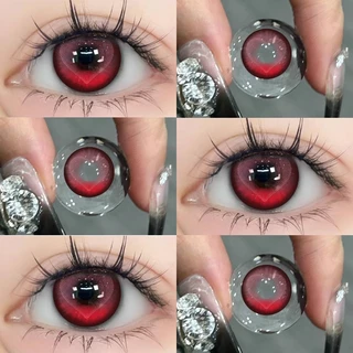 【Red Series】คอนแทคเลนส์ Wine Red / Sechuctive Violet /Lollipop Pink ตาใหญ่ ลายฮิต ขายดีมาก แบบพิมพ์ที่ขายดีจากญี่