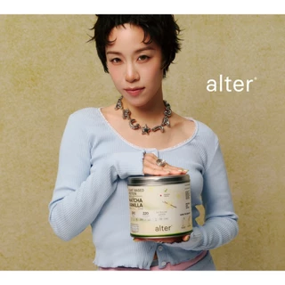 Alter Matcha Vanilla protein โปรตีนรสมัทฉะวานิลลา โปรตีนพืช โปรตีน 1 กระปุกขนาด 550กรัม