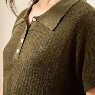 avocado - Corner Knit Polo เสื้อโปโลไหมพรม เนื้อผ้านุ่ม โปร่ง เหมาะกับ Summer I มี 2 ไซส์
