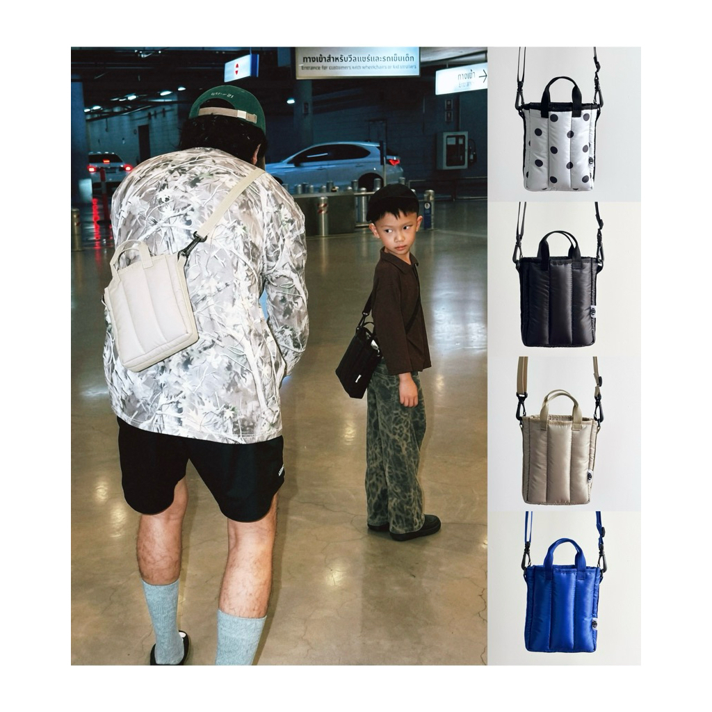CASE/BANK กระเป๋าสะพายข้าง ใส่โทรศัพท์/เป๋าตังค์ มี4สี 🤍🖤🤎💙