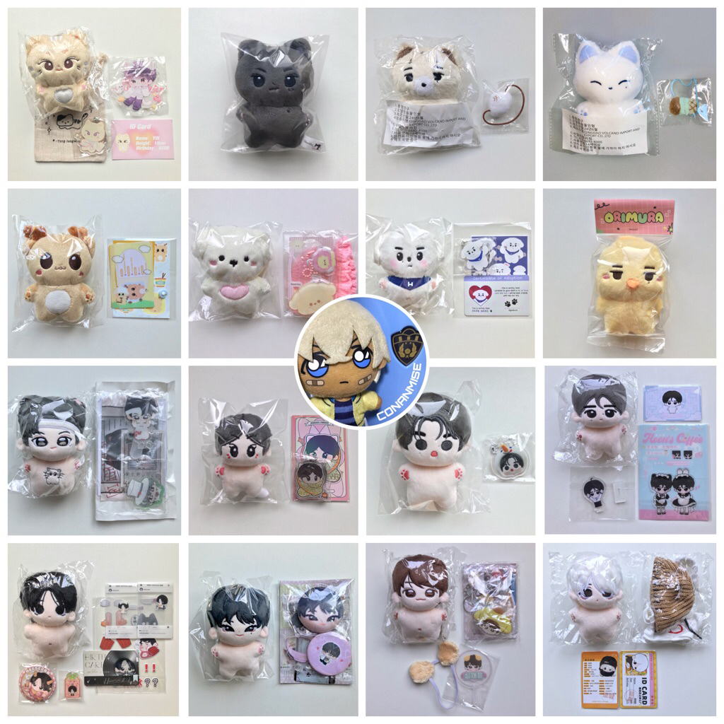 ENHYPEN 10cm dolls ของแท้จากมาส/บ้านบาร์ - จองวอน ฮีซึง เจย์ เจค ซองฮุน ซอนอู นิกิ ตุ๊กตา เอนไฮเพน
