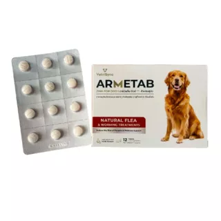 ARMETAB ผลิตภัณฑ์สำหรับสุนัข เห็บ-หมัด-พยาธิ-ผิวหนังแพ้ ทานเดือนละครั้ง