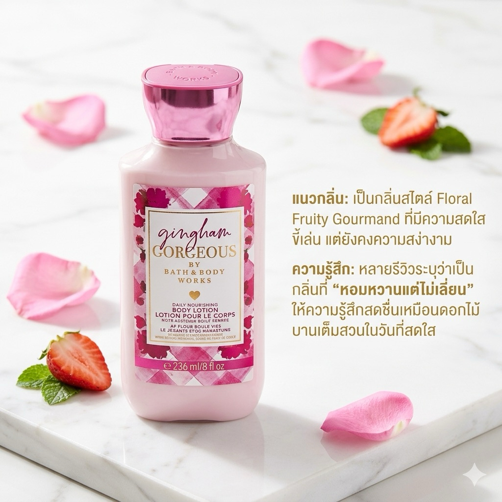 GINGHAM GORGEOUS   แท้ % bath & body works ราคา ถูกที่สุด ดีลบีเคเค แกลเลอรีภาพที่ 9