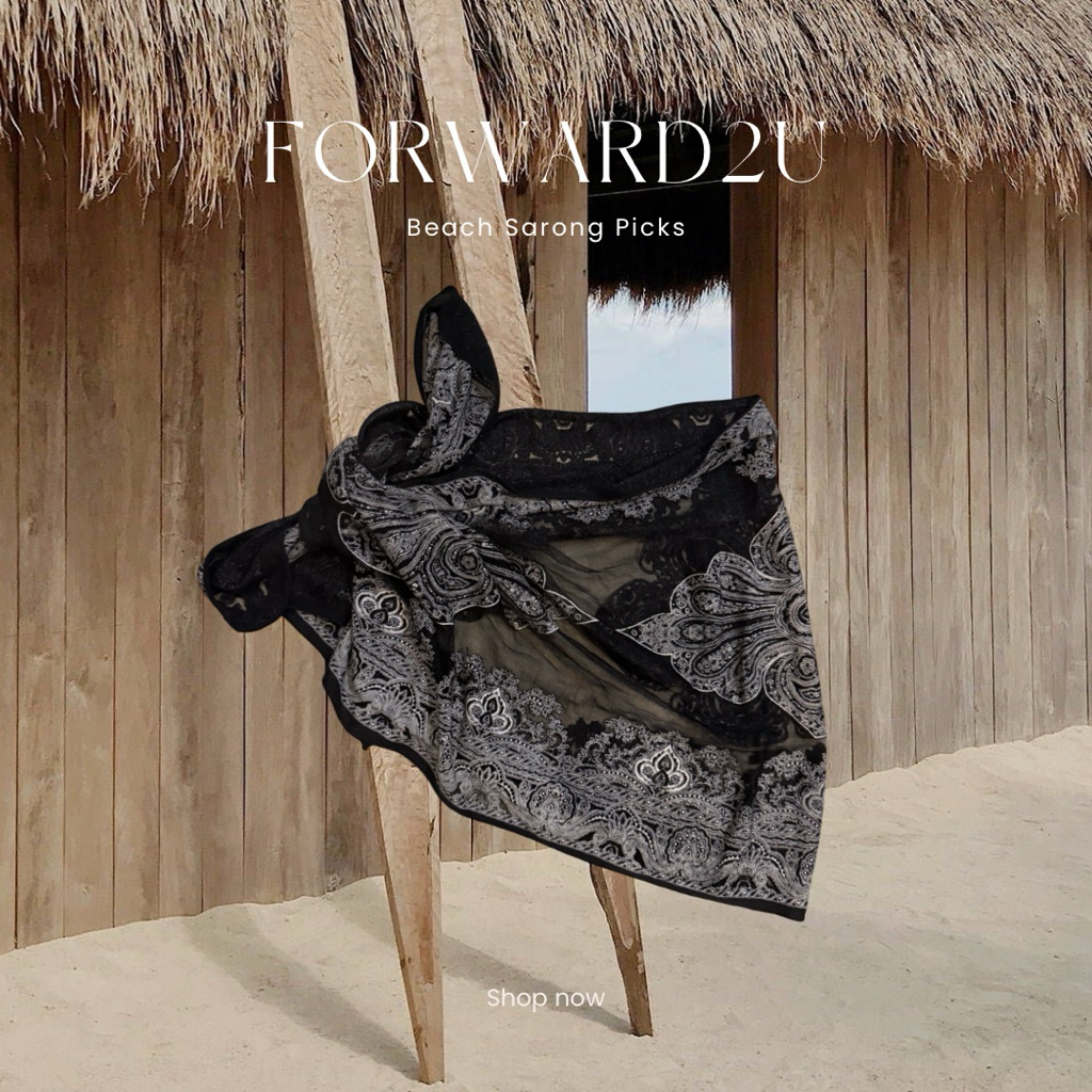 Beach Sarong Picks | FORWARD2U🏝️✨ ผ้าผูกเอว กระโปรงชายหาด Beach girls 🌺🌊 เสื้อผ้ามือสอง