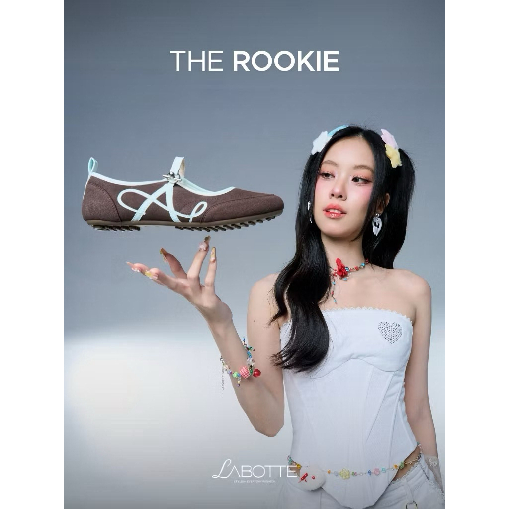 มือ1⚡️เบอร์37 The Rookie - Labotte.bkk รองเท้าแมรี่เจน สนิกเก้อ mary jane sneaker (YHM8128-2)