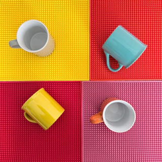 Bar Mat แผ่นยางรองชงกาแฟ กันลื่น กันน้ำ รุ่นหนาพิเศษ สีสวยหลายสี