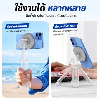 อุปกรณ์เสริมขาตั้งกล้อง ที่วางโทรศัพท์Magsafe สำหรับมือถือทุกรุ่น แม่เหล็กระดับสูงN52ติดแน่น ใช้ได้กับขาตั้งที่เป็นอินเท