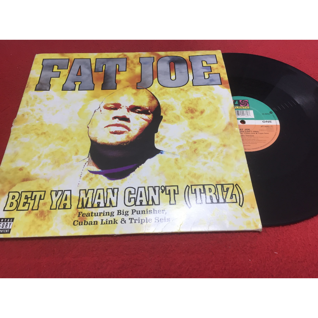Fat Joe - Bet Ya Man Can't ขนาด 12 นิ้ว LP ร้าน PinHaiMusic B146