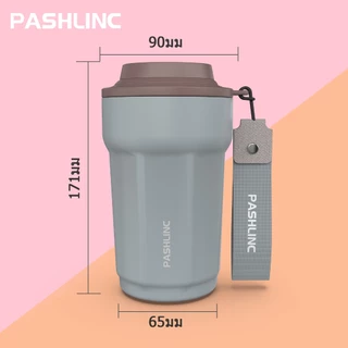 Temp flask（13oz/400ml）แก้วกาแฟสแตนเลสซับเซรามิกพร้อมฝาปิดกระติกน้ําสูญญากาศแก้วน้ําร้อนและเย็น