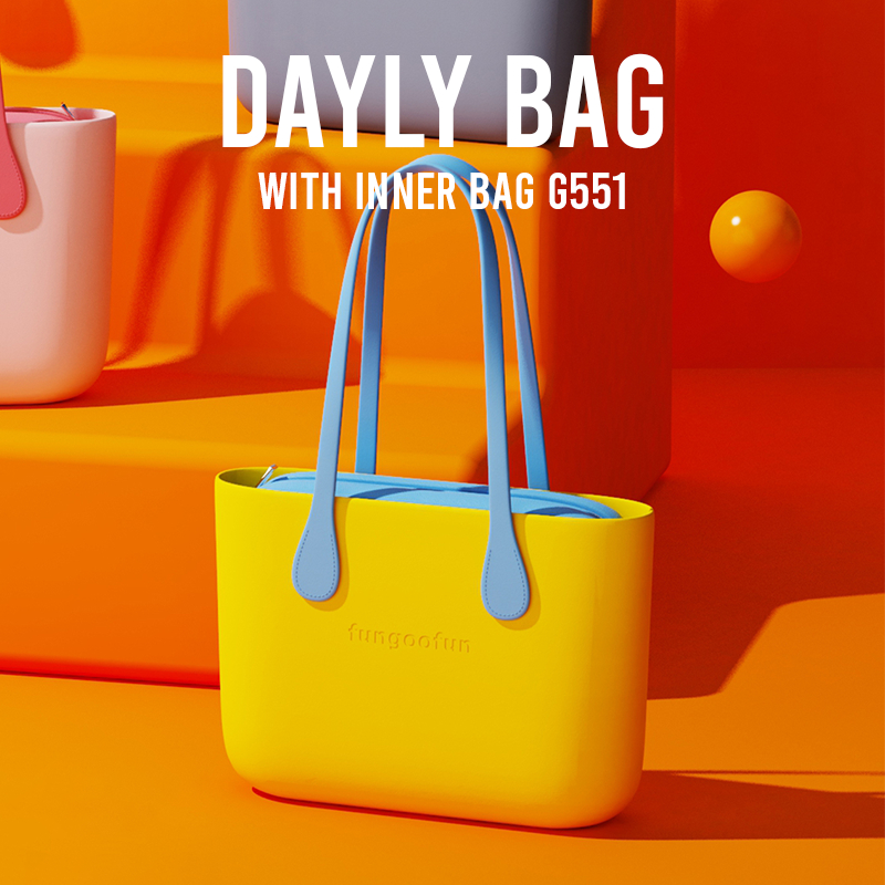 FUNGOOFUN Tongtong Bag รุ่น F551 กระเป๋าถือวัสดุ EVA กันกระแทก กันน้ำ มีซับในถอดได้ ดีไซน์มินิมอล