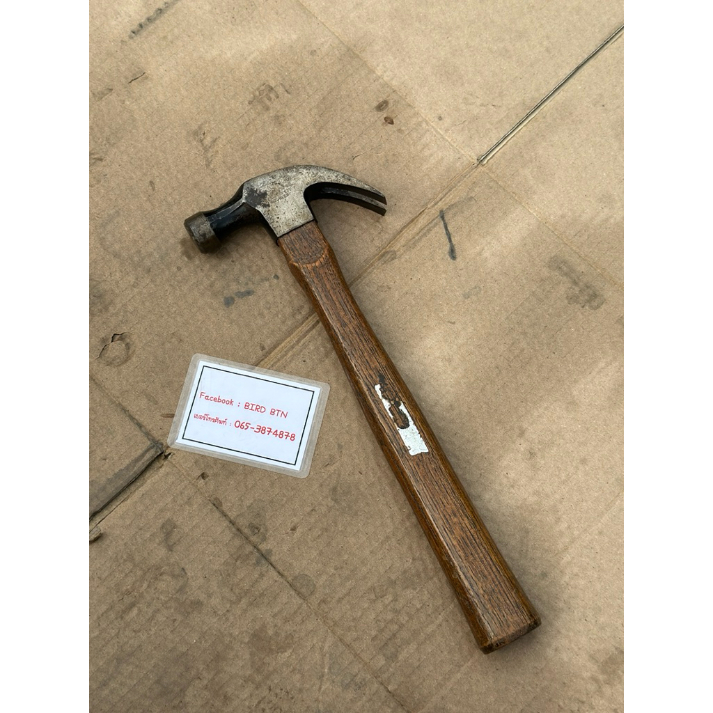ค้อนเก่า Stanley Tools USA H111 1/2 16oz Claw Hammer,Grained Wood Handle,Tag🔨🇺🇸