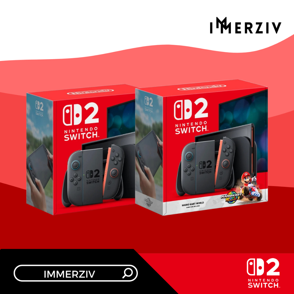 (พร้อมส่ง) NINTENDO SWITCH 2 CONSOLE (เครื่องเกมนินเทนโดสวิสต์2) (THAI) (ประกันศูนย์ไทย) (BY IMMERZIV)