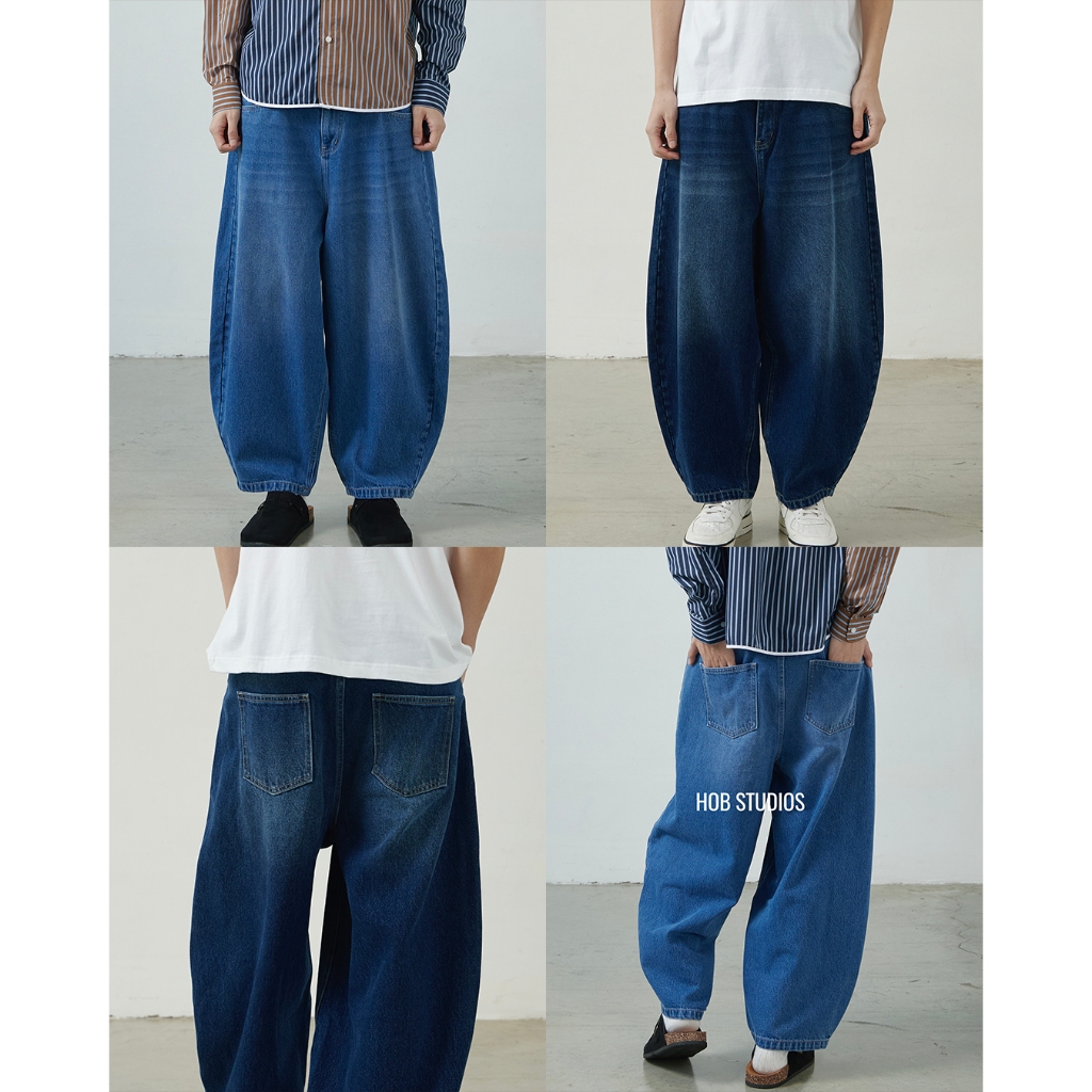 Balloon-Fit Jeans HOB STUDIOS ทักแชทรับโค้ดลดเพิ่ม