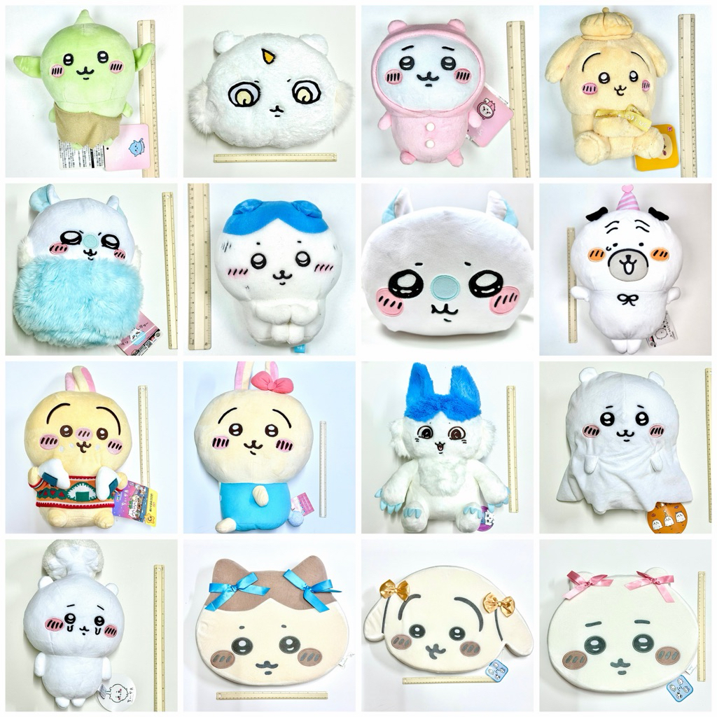 ของแท้ พร้อมส่ง ส่งไว ตุ๊กตา Chiikawa Usagi Hachiware Momonga Rakko Manju Shisa Furuhonya ลิขสิทธิ์