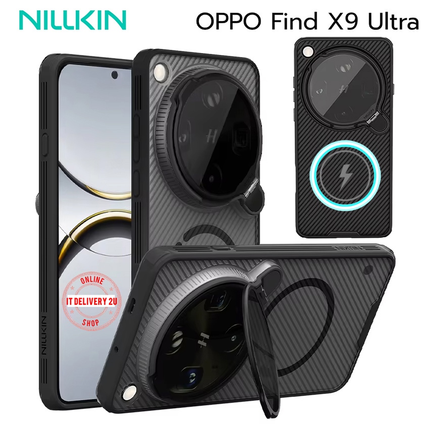 🇹🇭ส่งจากไทย NILLKIN เคส Oppo Find X9 Ultra / X9Ultra เคสฝาปิดกล้อง ป้องกันเลนส์กล้อง เคสแม่เหล็ก Camshield Magnetic Case