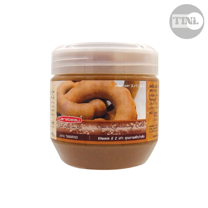 เกลือสปา สครับมะขาม Carebeau Spa Lightening Salt Tamarind 700 กรัม ขัดผิวใส เนียนนุ่ม Vitamin E