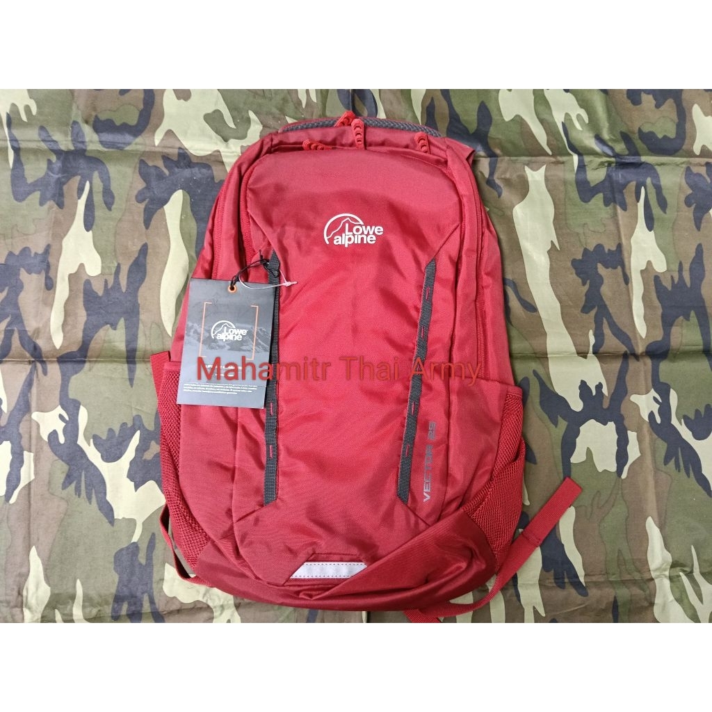 ***สินค้ามีตำหนิ อ่านรายละเอียดก่อนสั่ง***เป้ Lowe Alpine รุ่น Vector 25 สีแดง Auburn (2018)