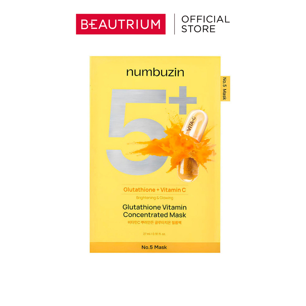 NUMBUZIN No.5+ Glutathione Vitamin Concentrated Mask มาส์ก 27ml